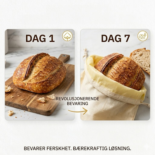 Brødpose med bivoks