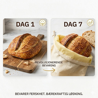 Brødpose med bivoks